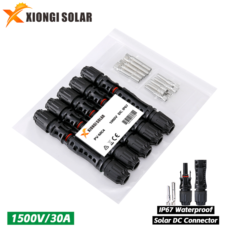 Solar Cable Mc4 Connector - DC Solar Connector 1000V30A Solar Panel