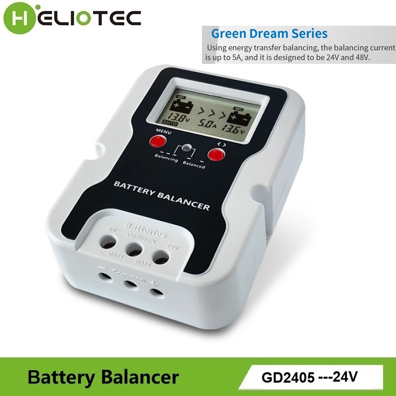 Battery Equalizer Balancer - HELIOTEC 24V LED Display Battery Equalizer