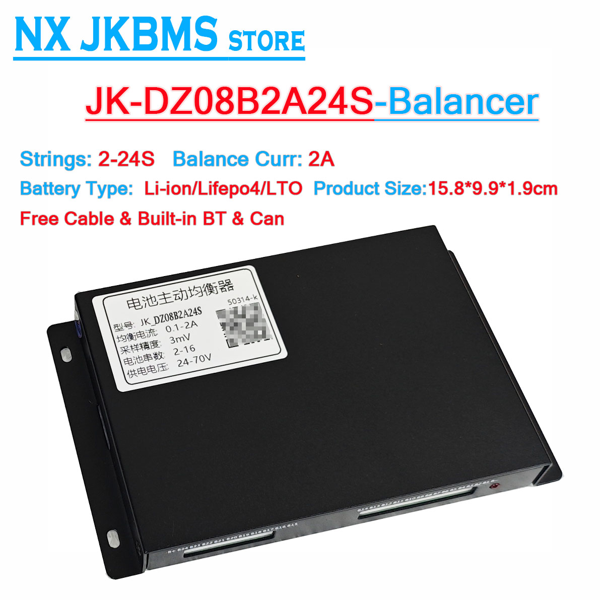 Jkbms Balancer B2A16S 2a JK 2s - đánh giá và giá Battery Equalizer Balancer