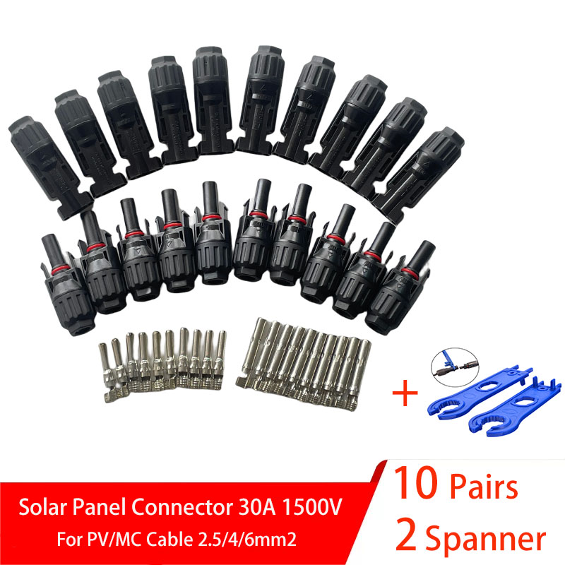 5/10 Pairs Solar Connectors PV - đánh giá và giá Solar Cable Mc4 Connector