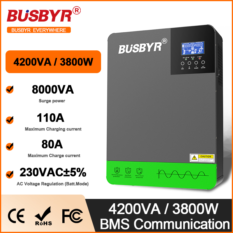 4.2KW 6.2KW Hybrid Solar Inver - đánh giá và giá Mppt Charge Controller