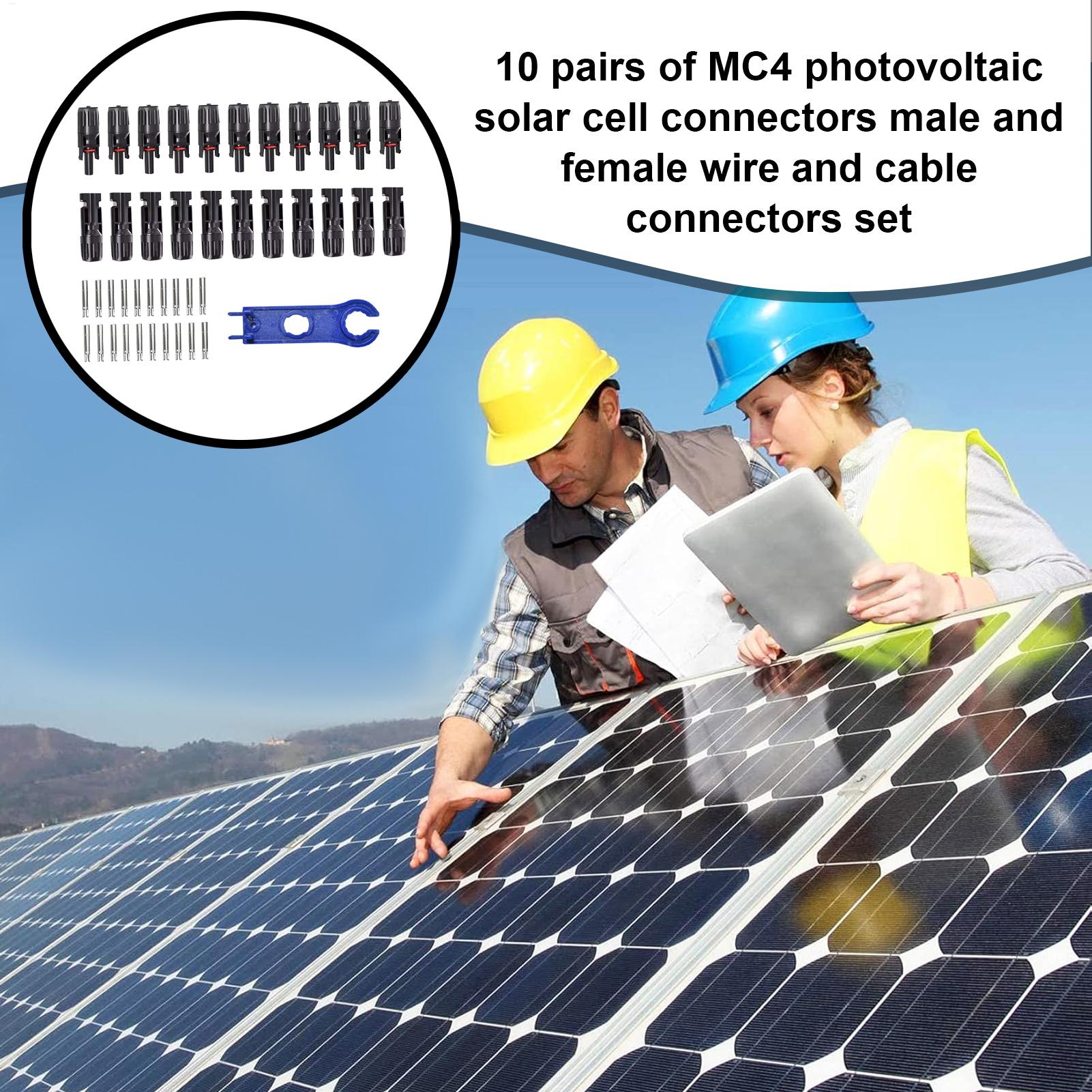 10Pair MC4 Photovoltaic Solar  - đánh giá và giá Solar Cable Mc4 Connector
