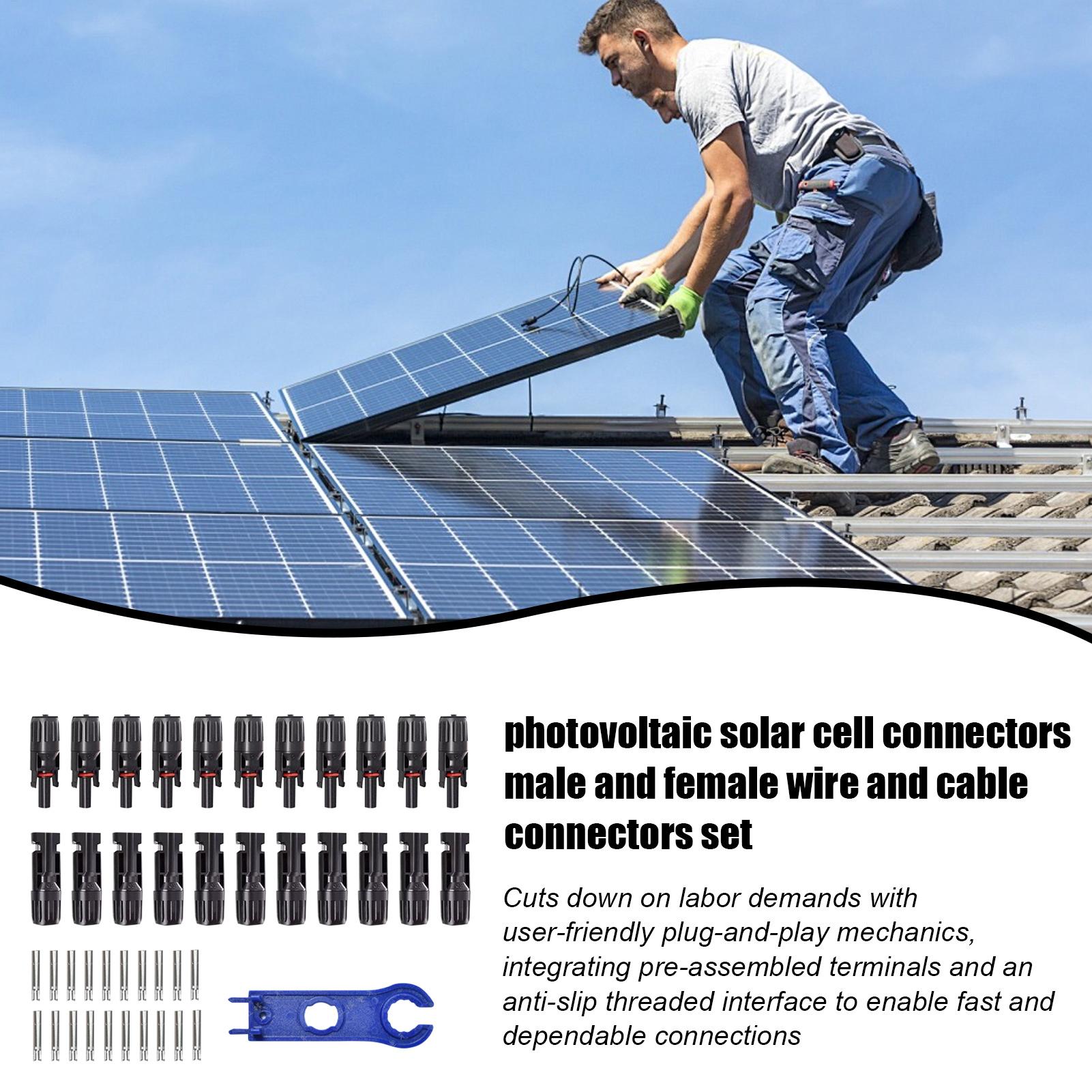 10Pair MC4 Photovoltaic Solar  - đánh giá và giá Solar Cable Mc4 Connector