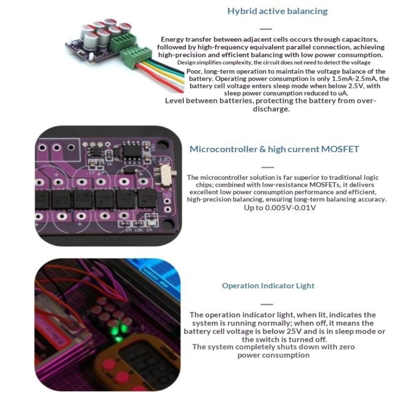 Lithium Battery Active Equaliz - đánh giá và giá Battery Equalizer Balancer