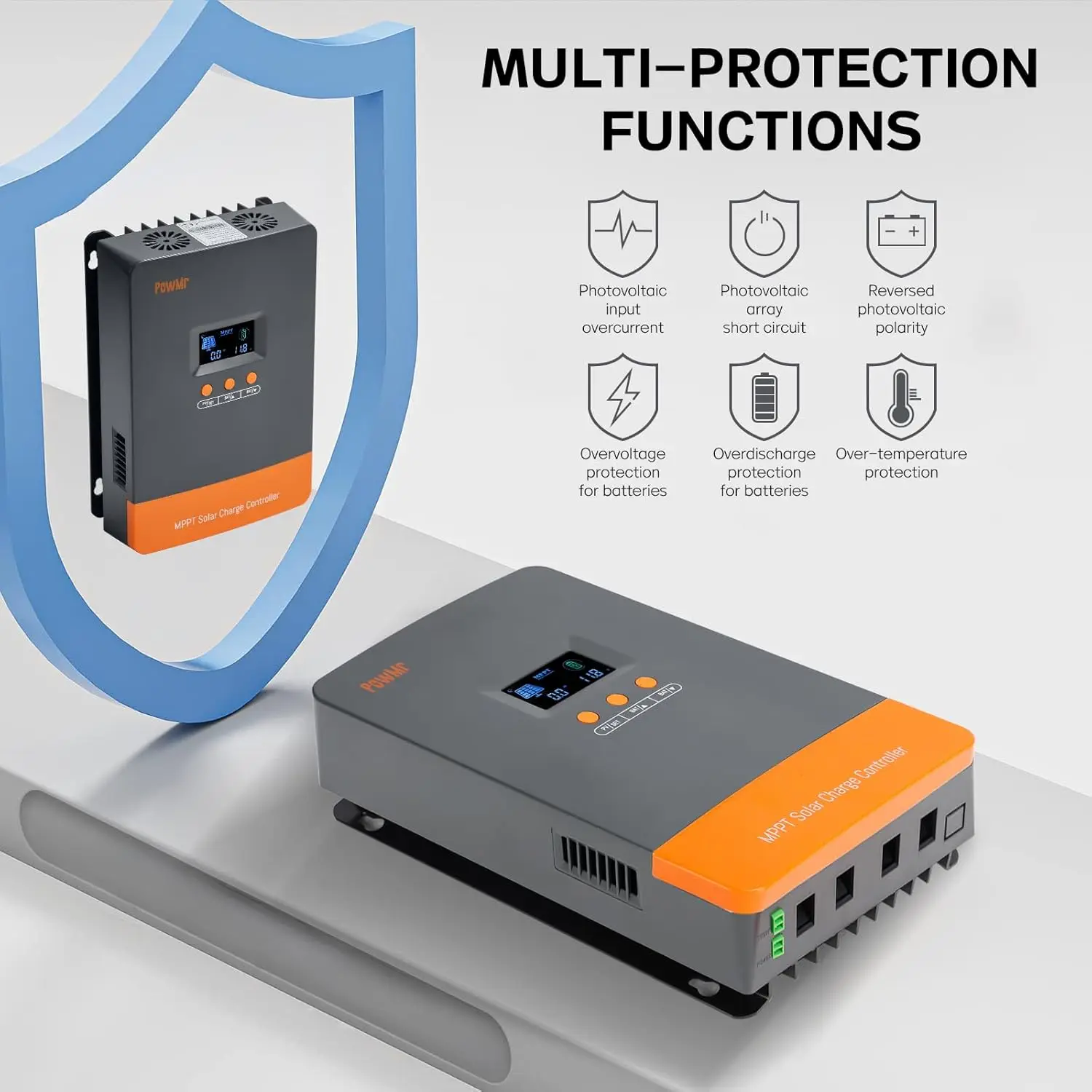 PowMr Hot Sale 12V 24V 48V Bat - đánh giá và giá Mppt Charge Controller