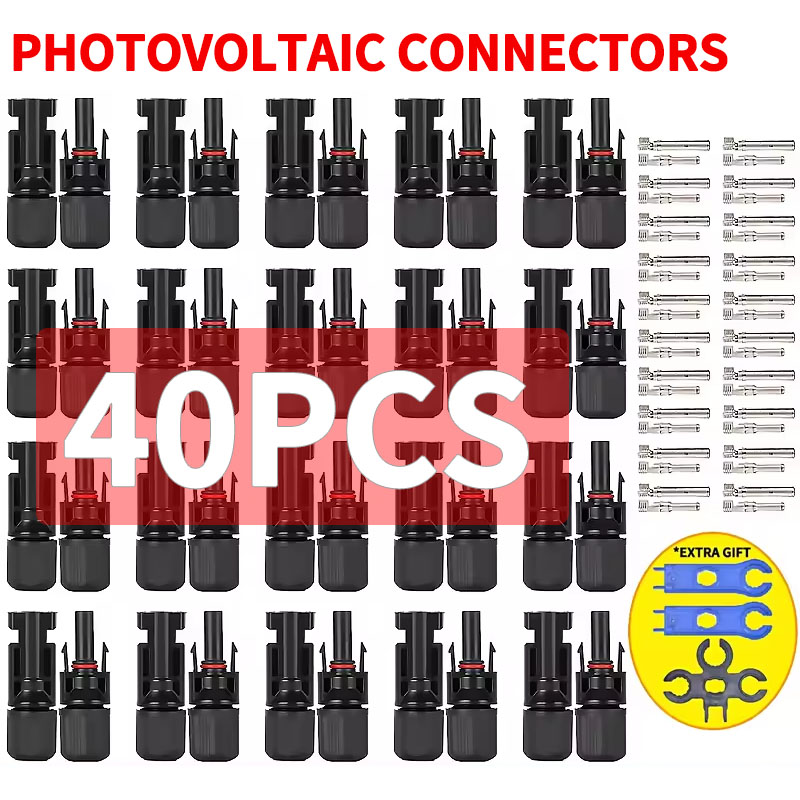 400/200/100/40/20/10 Pcs Photo - đánh giá và giá Solar Cable Mc4 Connector