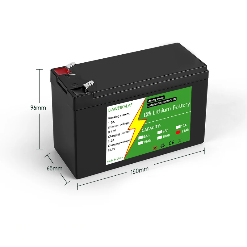 12V 6Ah-21Ah 18650 Lithium Bat - đánh giá và giá Renewable Energy Source