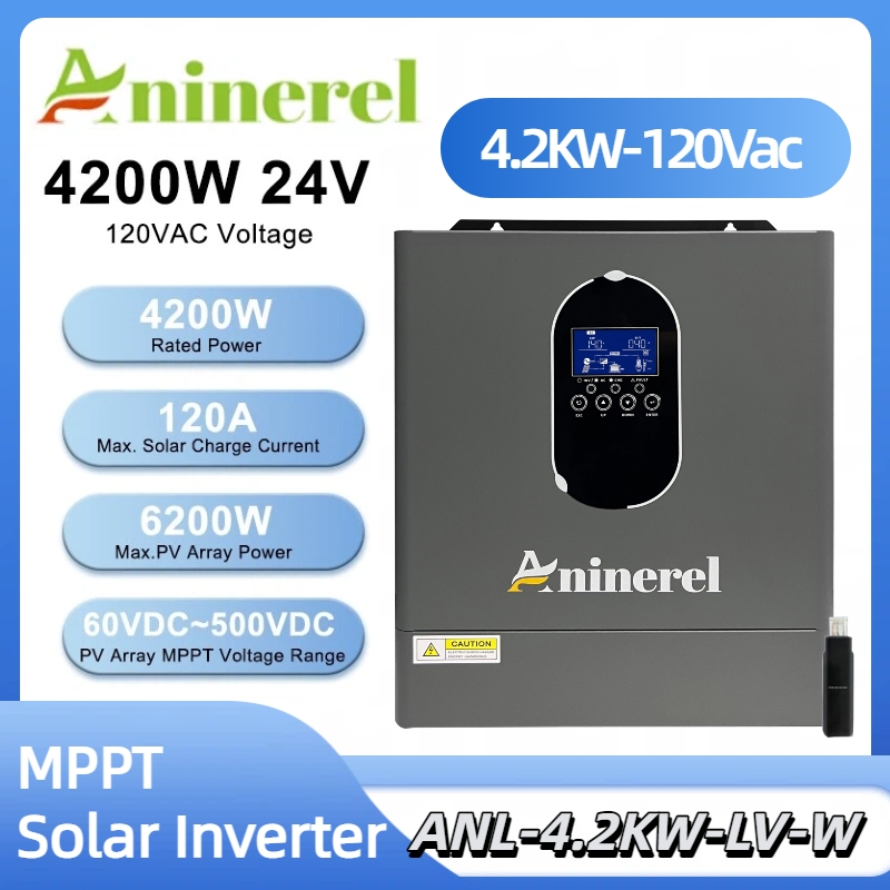 Aninerel 4.2KW 24V NEW 110-120 - đánh giá và giá Mppt Charge Controller