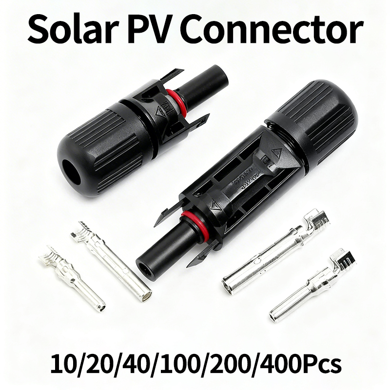 10/20/40/100/200/400Pcs Solar  - đánh giá và giá Solar Cable Mc4 Connector
